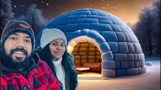 പാർട്ട് 2 ഫിൻലാന്റിൽ ഞങ്ങളുടെ igloo House🧊🏠  We built an igloo house in Finlandigloo [upl. by Neelrahs]