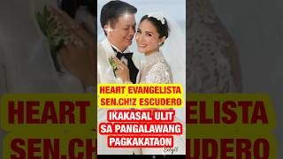 HEART EVANGELISTA AT SEN CHIZ ESCUDERO RENEWAL OF VOWS♥️CONGRATULATIONS♥️heartevangelista viral [upl. by Ahkeber]