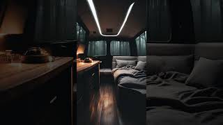 Rain sounds for sleeping heavy rain in the campervan at forestinsomniadeep sleeptheraphy [upl. by Margy]