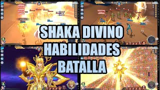 SHAKA DIVINO HABILIDADES TRADUCIDAS Y BATALLA DAÑO ATAQUES INFINITOS CONTROL ANTI RESU DEBUFF [upl. by Solegna500]