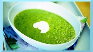 Erbsensuppe  Bärlauchsuppe Rezept [upl. by Cleti941]