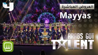 ArabsGotTalent  Mayyas ينقل الحضور الى بوليوود برقصة أذهلت الجميع [upl. by Baynebridge]