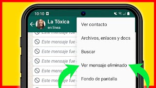 Cómo LEER LOS MENSAJES ELIMINADOS DE WHATSAPP 2024 SIN APLICACIONES [upl. by Natsirhc]