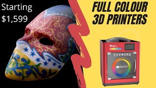 Top 5 Full Colour 3D printers Starting 1599 in 2021  Most affordable base models [upl. by Adnimra]