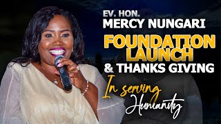 EV HON MERCY NUNGARI FOUNDATION LAUNCH amp THANKS GIVING [upl. by Yatnahs]