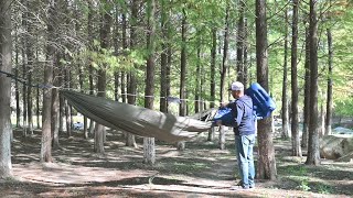 How to Set Up Onewind Outdoors Double Layer Hammock [upl. by Nnayhs755]