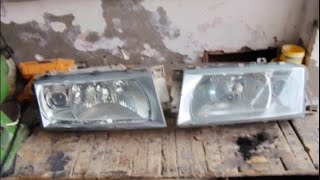 skoda Octavia headlight saaf har prakar ke lights lene ke liye follow Karen and all Lights sale [upl. by Anele766]