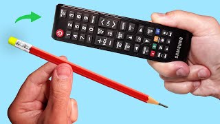 Take a Common Pencil and Fix All Remote Controls in Your Home How to Repair TV Remote Control [upl. by Bound603]