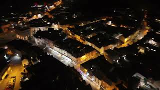 AbingdonOnThames night fly over the town Nov 24 [upl. by Krusche]