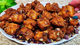 Perfect Fried Pork Ribs SOOO Delicious 🔥😋 No boiling needed 2 RECIPES [upl. by Paza]