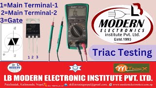 Testing TRIAC [upl. by Auqinihs42]