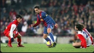 Xavi Hernandez in barcelona  skills amp Goals 💨 [upl. by Yruy]