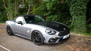 This TUNED Abarth 124 Spider is CRAZY [upl. by Airenahs770]