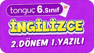 6Sınıf İngilizce 2Dönem 1Yazılıya Hazırlık 📑 2024 [upl. by Lajet383]