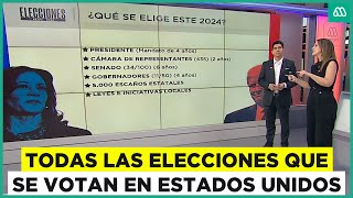 Cinco elecciones además de la presidencial ¿Qué se vota en Estados Unidos [upl. by Leigh]