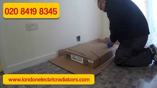 How to Install an Electrorad Aeroflow Electric Radiator [upl. by Nylarahs]