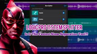 LOGIC PRO 11 STEM SPLITTER The Fastest Stem Separator 🔥🛩️🚀 [upl. by Rilda]