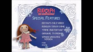 Rudolph the RedNosed Reindeer 2005 DVD Special Features Menu [upl. by Myke]