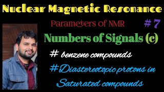 Nmr 7Number of signals in aromatic compoundsDiastereotopic protons compounds [upl. by Erot593]