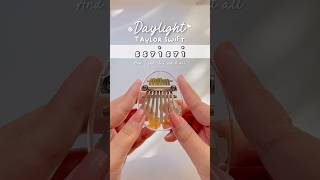 Daylight Taylor Swift on 8Key Kalimba [upl. by Necyrb]