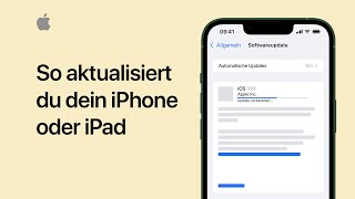 So aktualisierst du dein iPhone oder iPad  Apple Support [upl. by Rahas667]