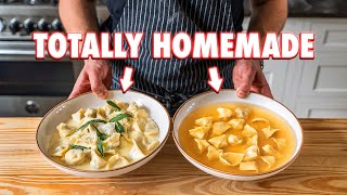 Perfect Homemade Tortellini 2 Ways [upl. by Odnumyar]