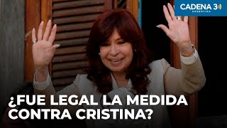 Le quitaron la JUBILACIÓN a CRISTINA ¿Estuvo bien DESDE lo LEGAL la decisión  Cadena 3 [upl. by Kentigera467]