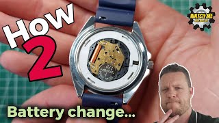 How 2 CHANGE A WATCH BATTERY Part of my new HOW 2 series of guides [upl. by Suzie277]