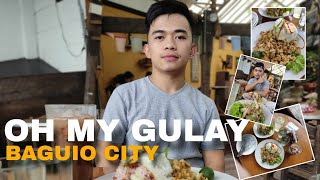 WHERE TO EAT IN BAGUIO  OH MY GULAY BAGUIO VEGETABLE CAFE AND RESTAURANT [upl. by Sewel]