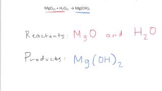 31 Reactants and Products [upl. by Adriene]