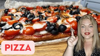 LOW CARB pizza in 20 MINUTES KETO [upl. by Trevor598]