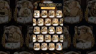 FC MOBILE BALLON DOR Previous Winner Card brucegamer fcmobile ballondor [upl. by Kuehn259]