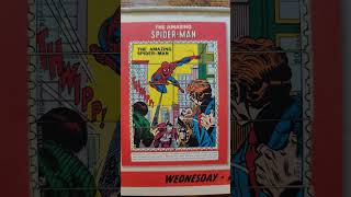 Marvel Value Stamp Calendar featuring The Amazing SpiderMan for August 7th [upl. by Ssilb118]