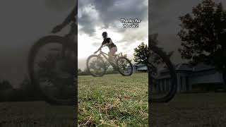 Skids on wet grass 😮‍💨💯fyp mtb skids mtblife trending [upl. by Lunneta]