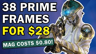 Buying Every Prime Warframe for ONLY 28 [upl. by Ainesey762]