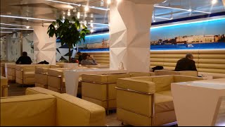 Aeroflot Business Lounge  St Petersburg Pulkovo Airport [upl. by Salvadore]