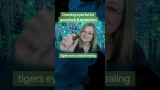 opening a portal for luck amp protection asmr tigers eye crystal healing [upl. by Ilbert]