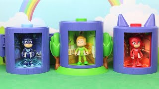 Lunetta e la vera identità dei Pj Masks Super Pigiamini Storie con Giocattoli [upl. by Ilysa24]