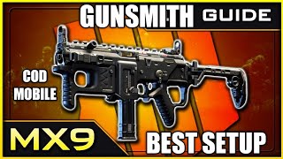 MX 9 smg best class setup cod mobile  Mx9 gunsmith cod mobile  mx9 best attachments setup codm [upl. by Longwood]