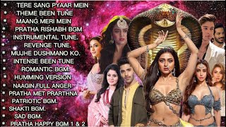 Naagin 6All SongsTitle SongTere Sang PyaarSad BgmPratha RishabhPrarthanaTejasswi Prakash [upl. by Thaddeus]