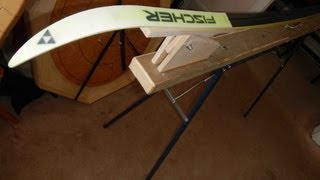 Portable Ski Wax Stand [upl. by Okomot]