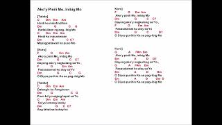 Akoy Pinili Mo Inibig Mo Chords and Lyrics [upl. by Henriques]