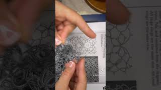 frivolite frivolité crochet bordado relax кружево tutorial pasoapaso [upl. by Ader809]