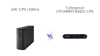 APC UPS 1500VA vs CyberPower CP1500PFCRM2U 🥇 Comparison [upl. by Ahcsrop]