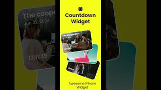 Countdown for iPhone event scheduling app including a widget ios iphone countdown [upl. by Irdua]