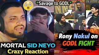 Nakul Rony Savage reply GODL 🚨 Shocking Reaction on NAKUL 1V3 GODL 🚀 [upl. by Roscoe]