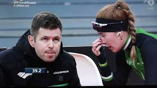 Kwalificatie schaatsen Thialf in Heerenveen jaar 2024 vrouwen 3000 meter [upl. by Jesher]