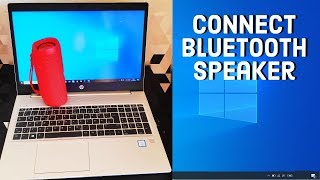 How to Connect Bluetooth Speaker to Laptop [upl. by Tempest]