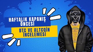 Canlı BTC Eth Bitcoin Altcoin Analiz Kararsızlık Devam Ediyor [upl. by Ahsekat]