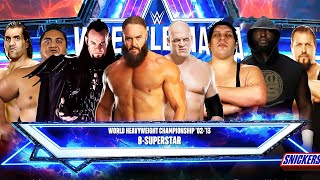 Undertaker v Kane v Andre The Giant v Omos v Braun Strowman v The Great Khali v Big Show v Yokozuna [upl. by Aminta]